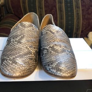 Snake Print Loafers